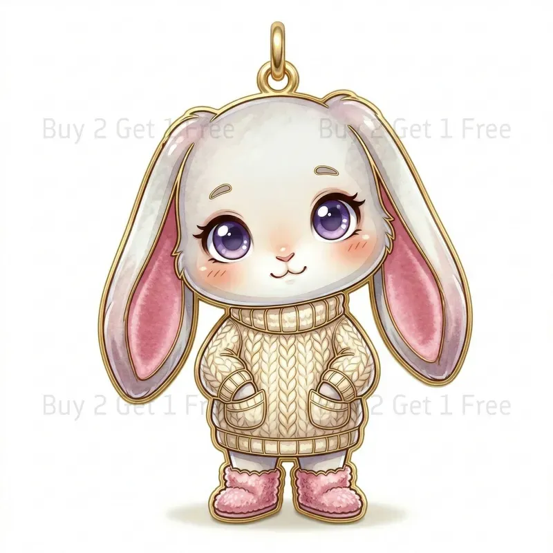 Luxury Cloisonne Enamel Charm Figures