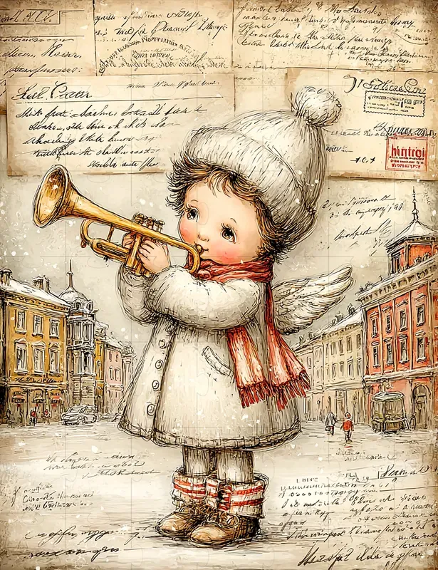 Cozy Vintage Postacrds