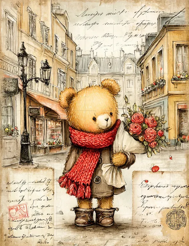 Cozy Vintage Postacrds