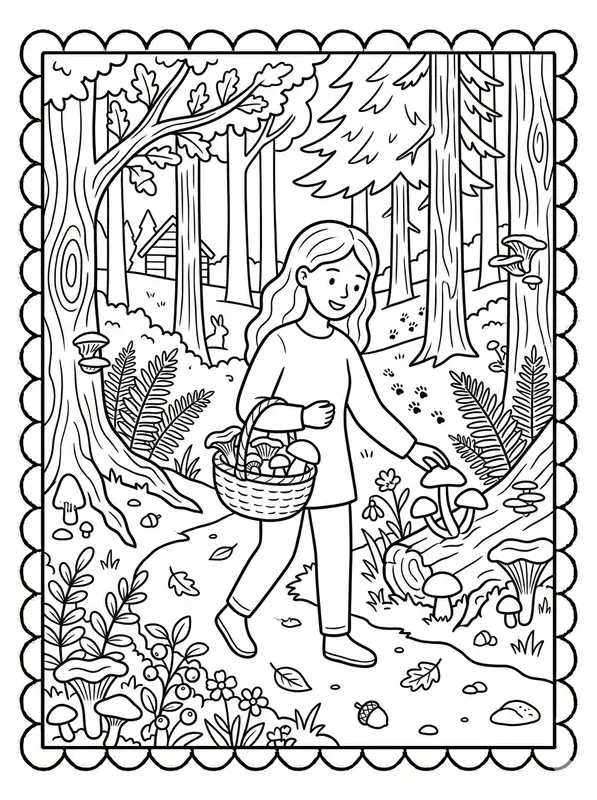 Relaxing Line Art Adults Coloring Pages