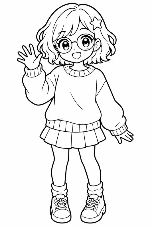 Kawaii Fashion Pose Pages