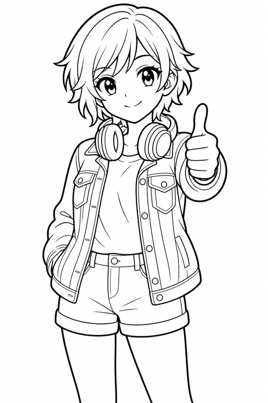 Kawaii Fashion Pose Pages