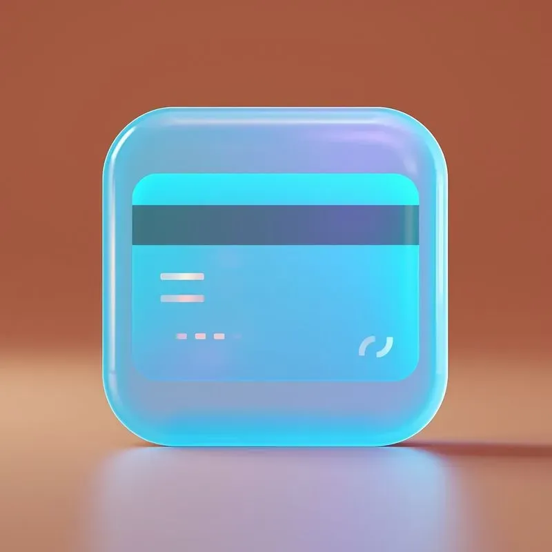 3D Translucent Glassmorphism Icons