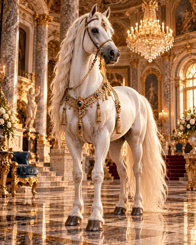 Animals In Luxury Portraits