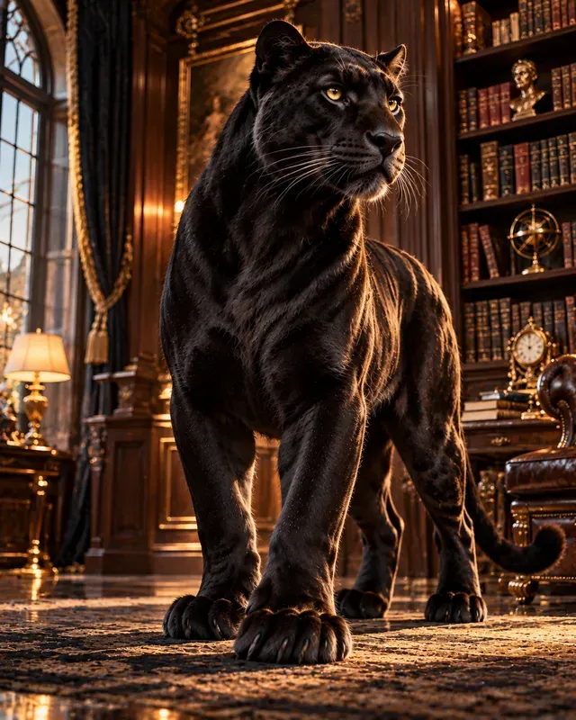 Animals In Luxury Portraits
