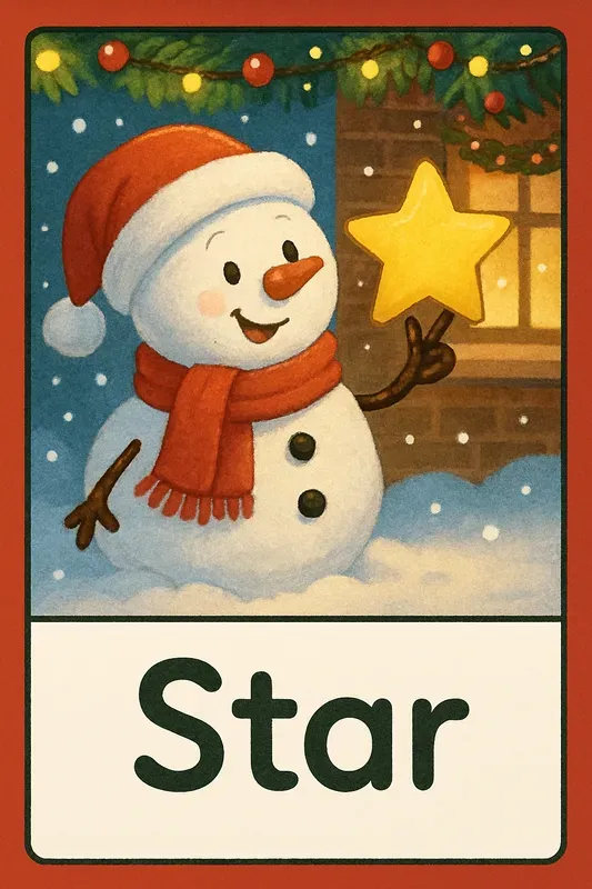 Christmas Learning Flashcards
