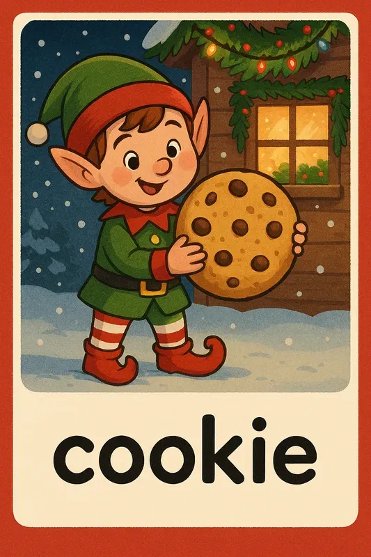 Christmas Learning Flashcards