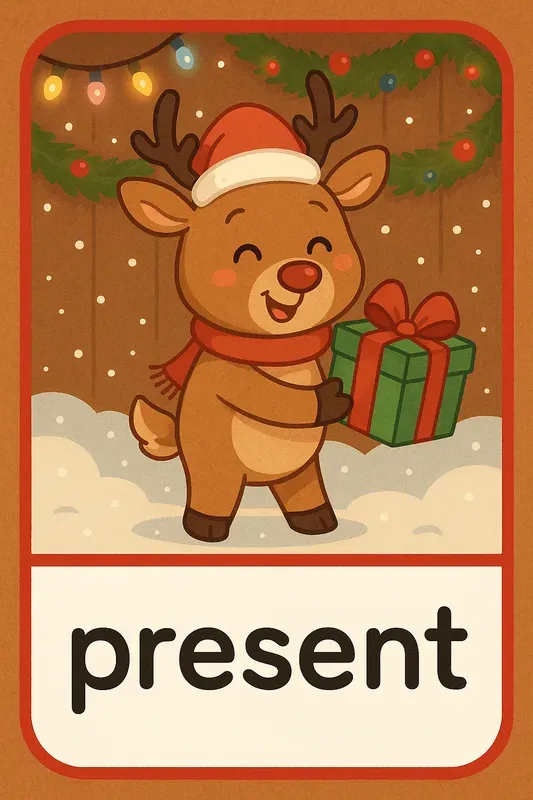 Christmas Learning Flashcards