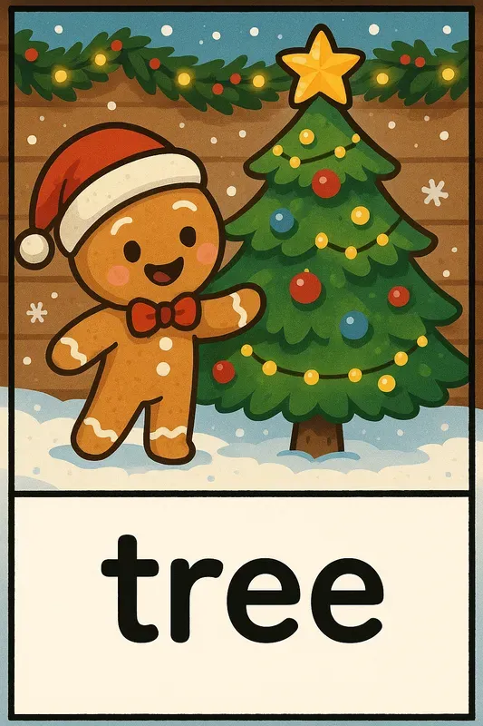 Christmas Learning Flashcards