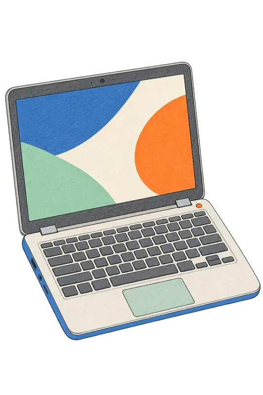 School Technology Handdrawn Clip Art