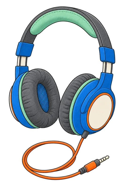 School Technology Handdrawn Clip Art