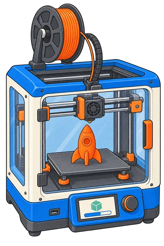 School Technology Handdrawn Clip Art
