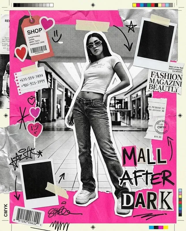 Y2k My Era Collage Posters