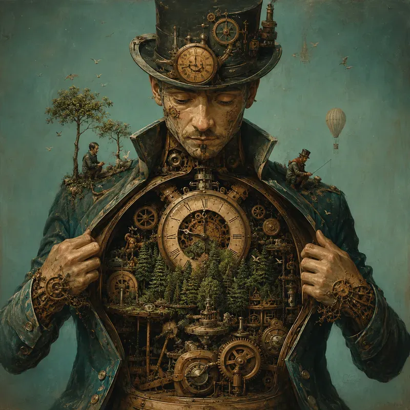 Surreal Minds In Symbolic Dream Worlds