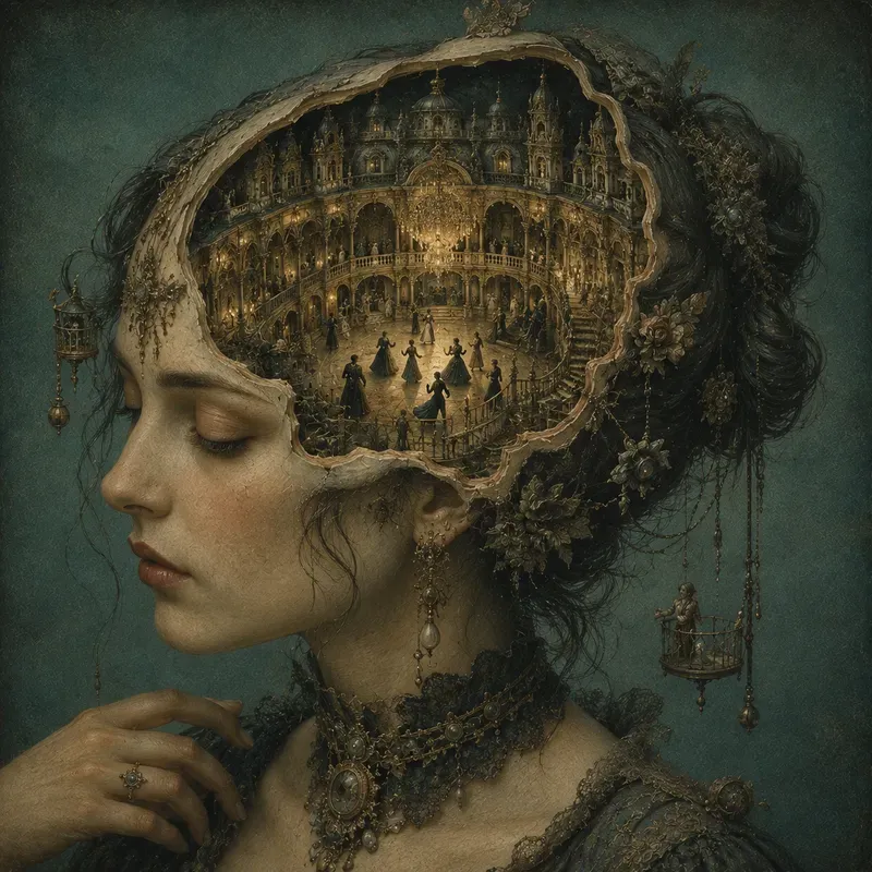 Surreal Minds In Symbolic Dream Worlds