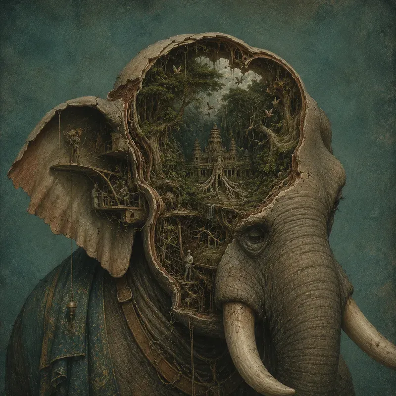 Surreal Minds In Symbolic Dream Worlds