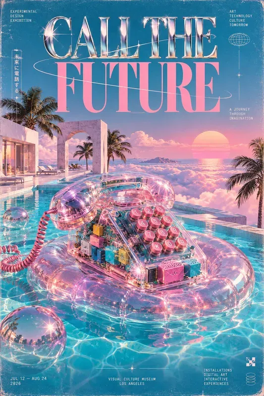 Vaporwave Editorial Posters