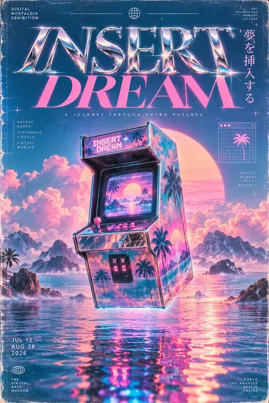 Vaporwave Editorial Posters