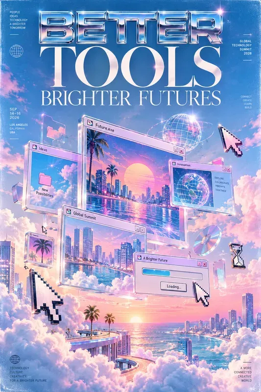 Vaporwave Editorial Posters