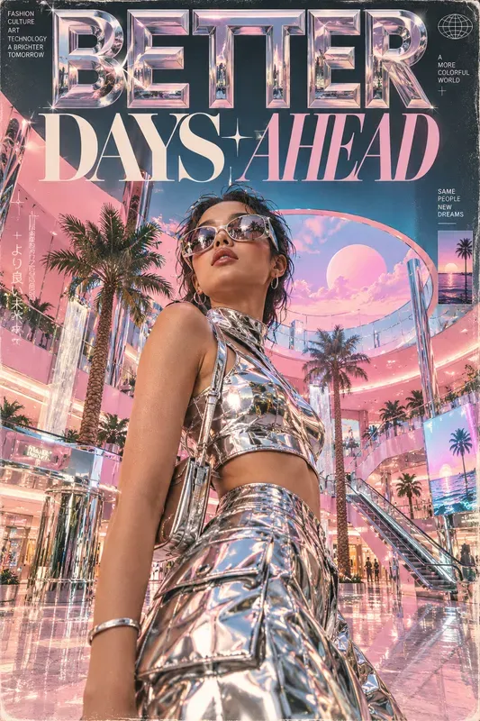 Vaporwave Editorial Posters