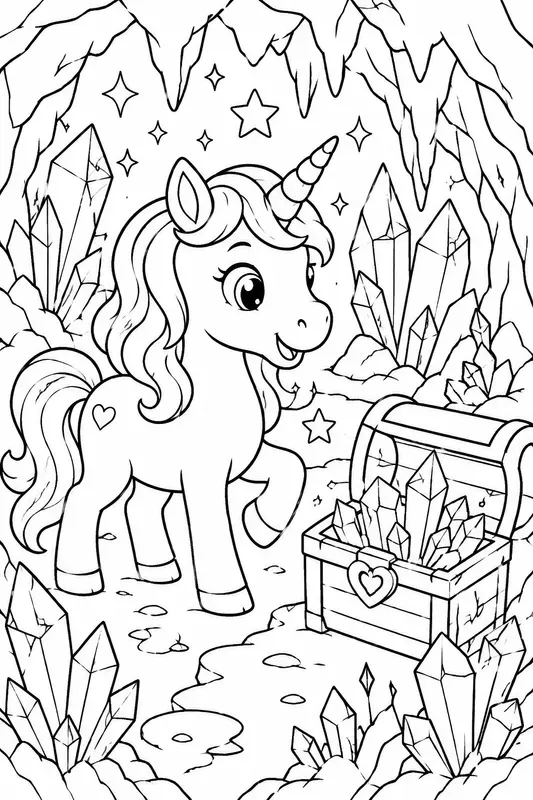 Cute Fantasy Creatures Coloring Books