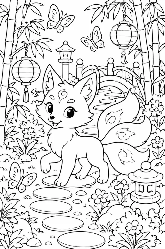 Cute Fantasy Creatures Coloring Books