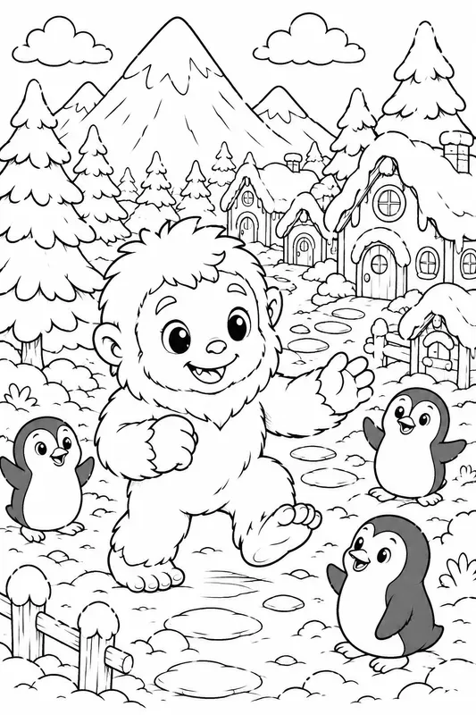 Cute Fantasy Creatures Coloring Books