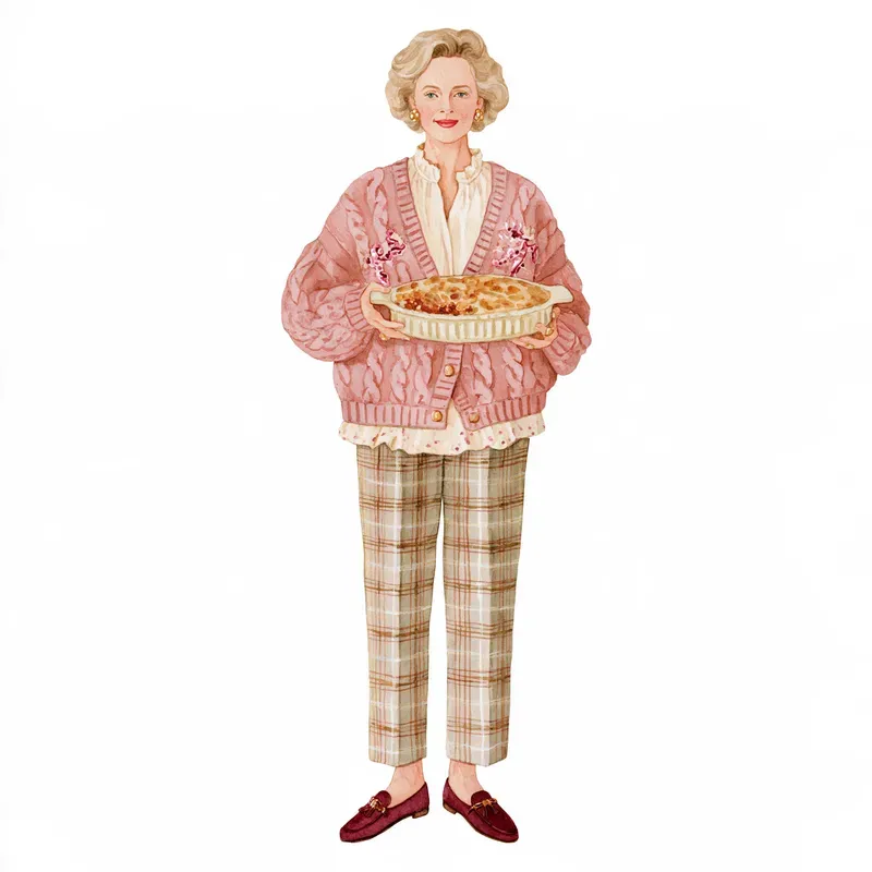 Grandmillennial Thanksgiving Cliparts