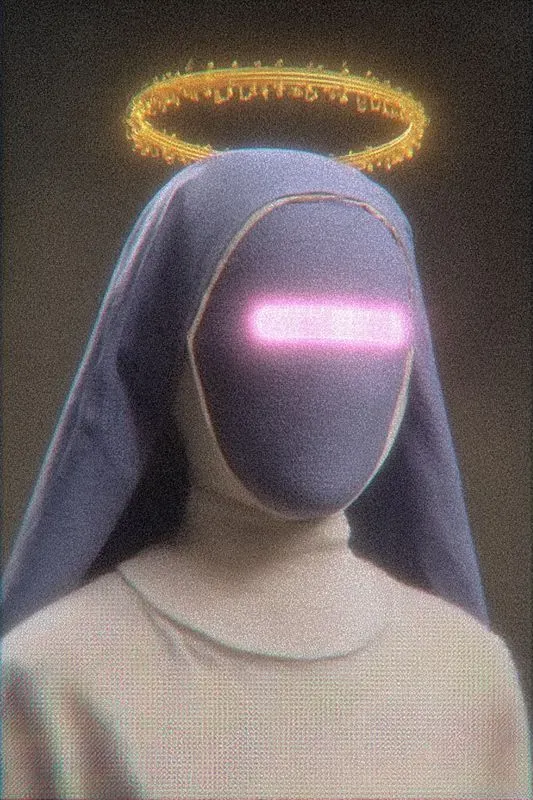 Neon Dreamcore Creature Portraits