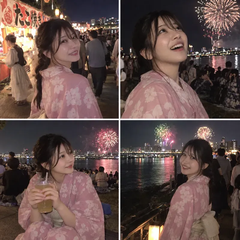 Candid Japanese Festival Social Photos