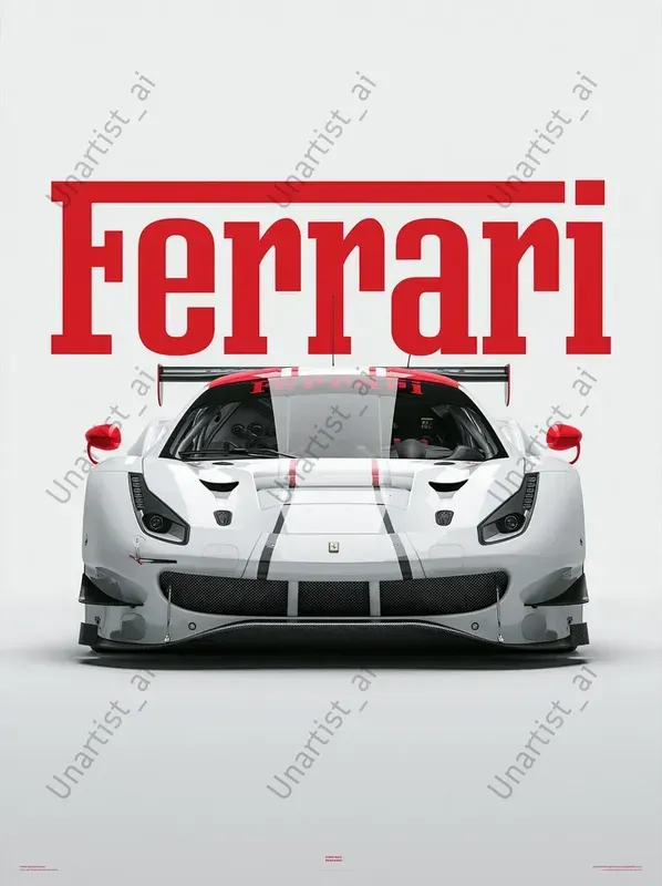 Sports Car Graphic Posters