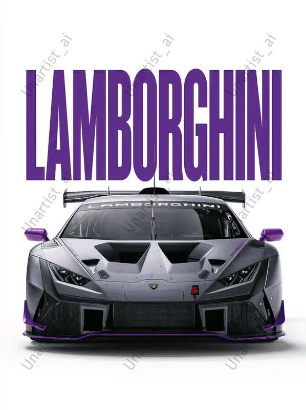 Sports Car Graphic Posters
