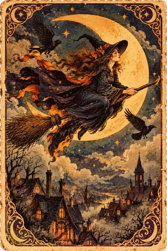 Vintage Halloween Art Generator