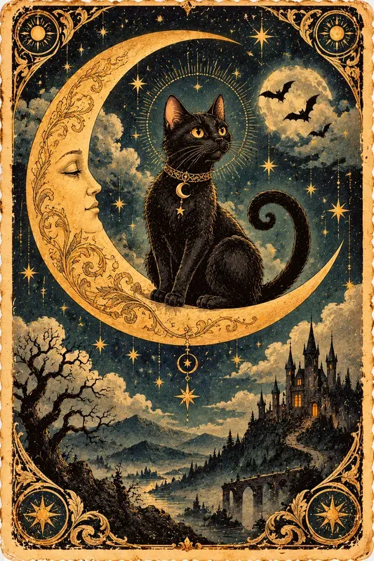 Vintage Halloween Art Generator