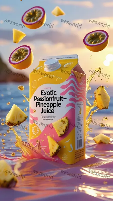 Product Packaging Juice Blast 3D Premium