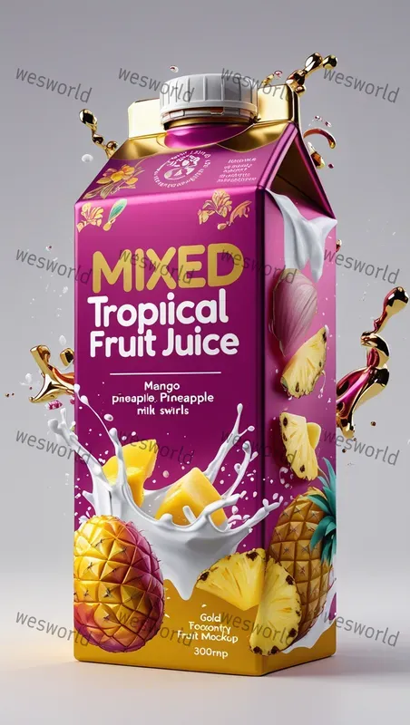 Product Packaging Juice Blast 3D Premium