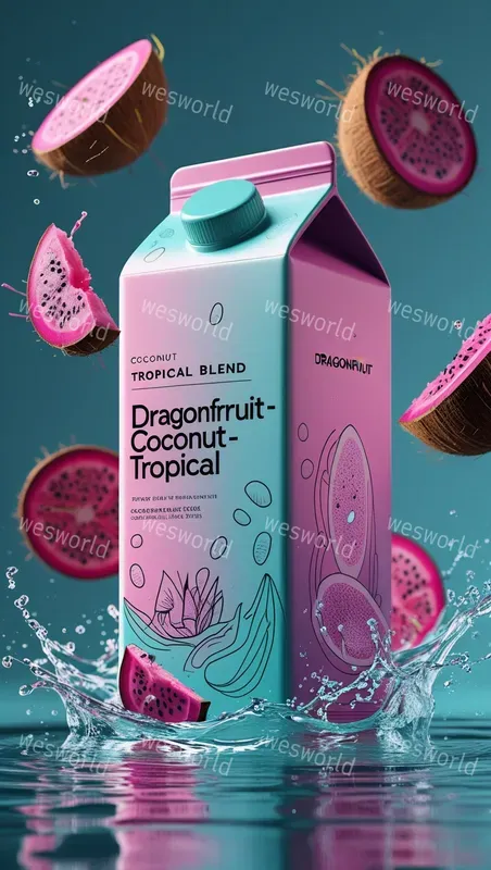 Product Packaging Juice Blast 3D Premium