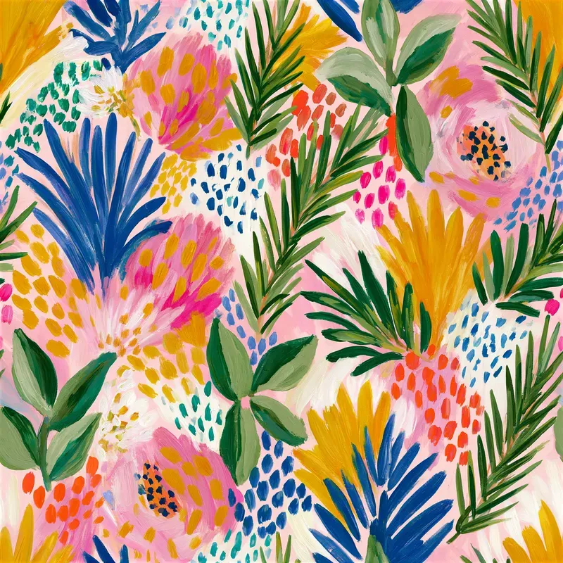Abstract Floral Patterns