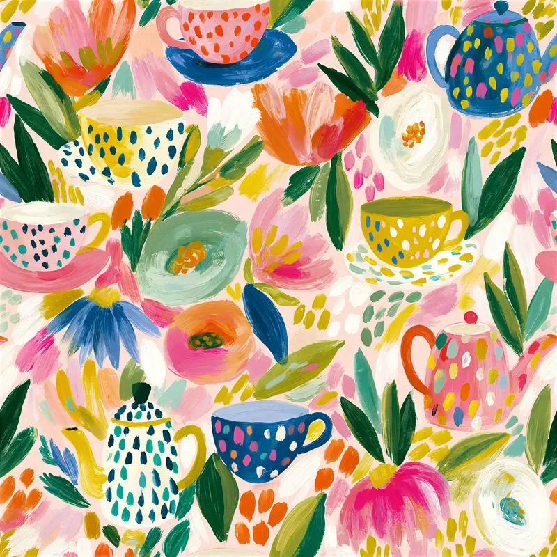 Abstract Floral Patterns