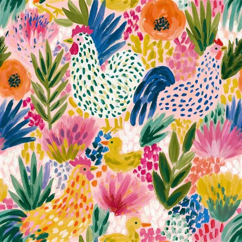 Abstract Floral Patterns