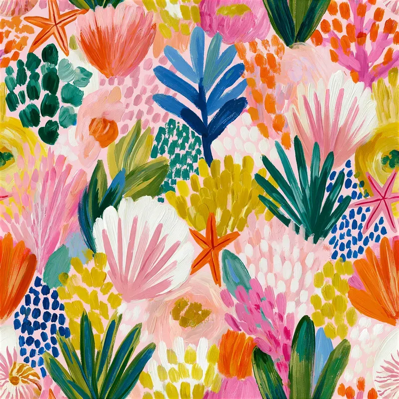 Abstract Floral Patterns