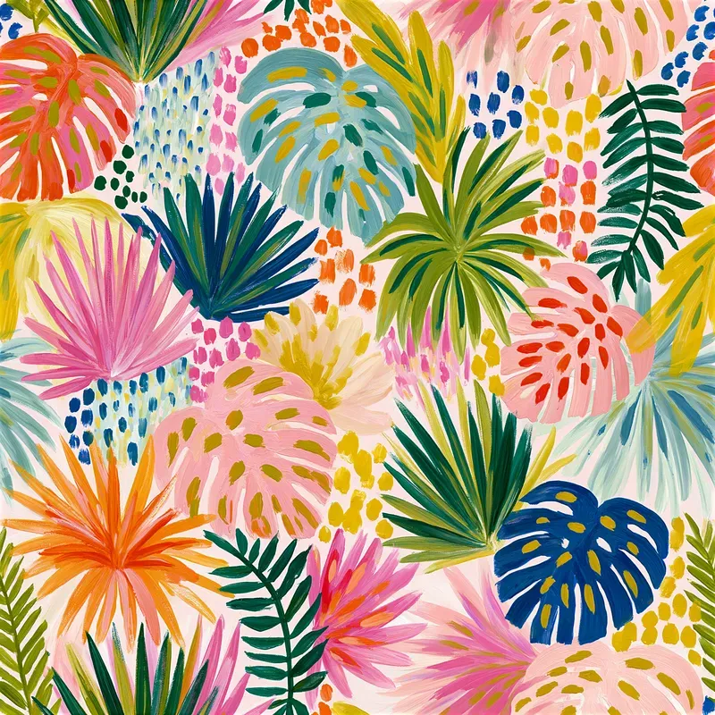 Abstract Floral Patterns