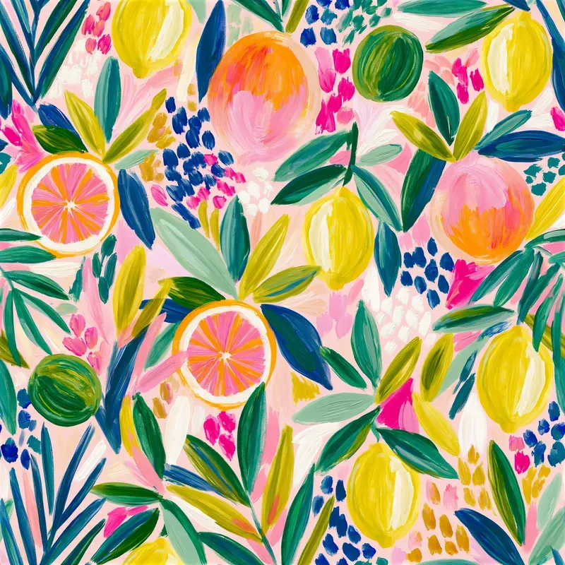 Abstract Floral Patterns
