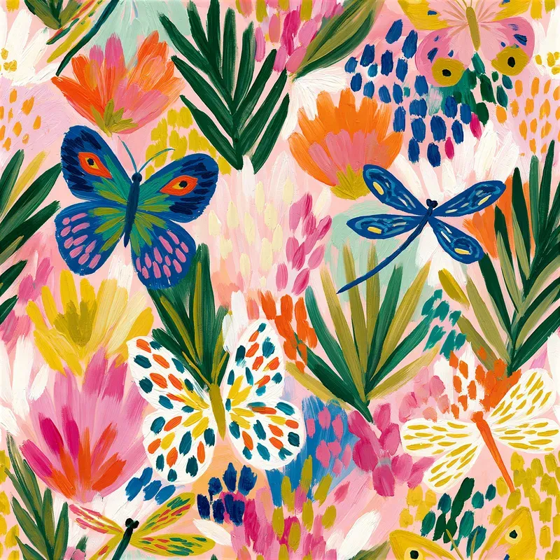 Abstract Floral Patterns