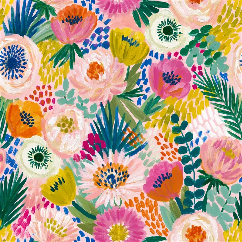 Abstract Floral Patterns