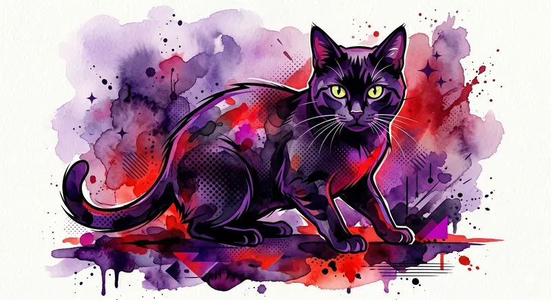 Watercolor Pop Art Fusion Generator