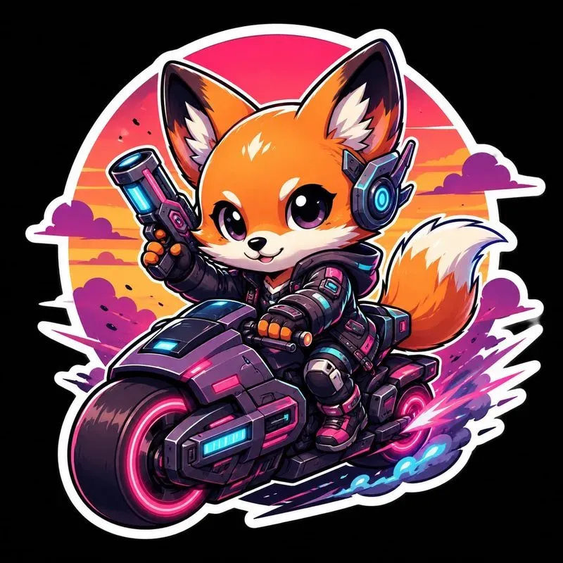 Cute Kawaii Character Stickers