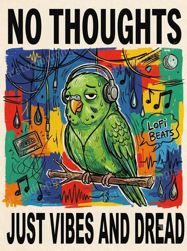 Existential Crisis Pets Genz Posters