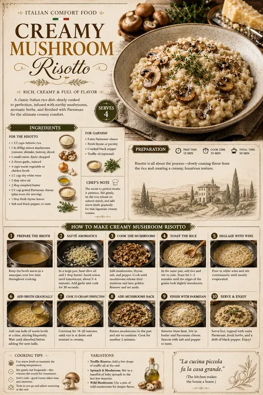 Premium Recipe Infographic Guides