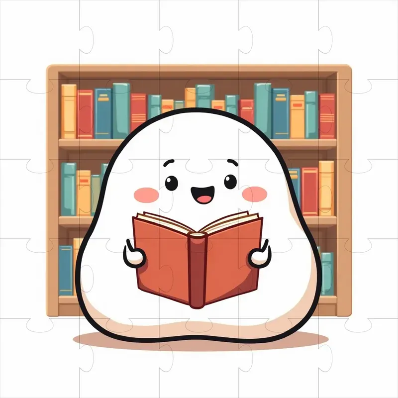 Friendly Blob Character Illustrations